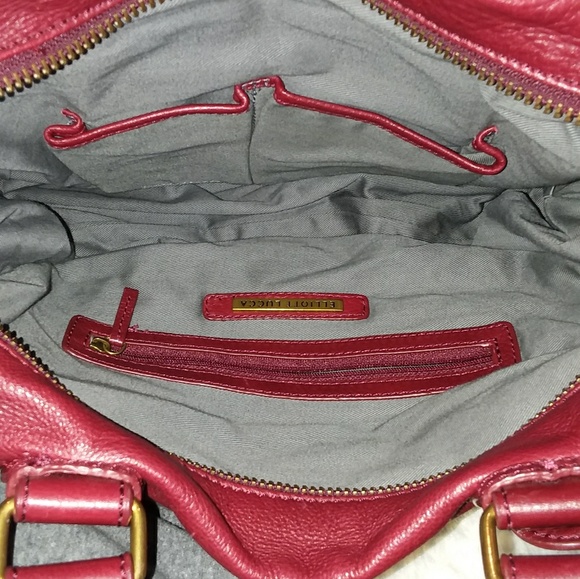 Eliott Lucca  leather weave front pocket hobo - Picture 5 of 6